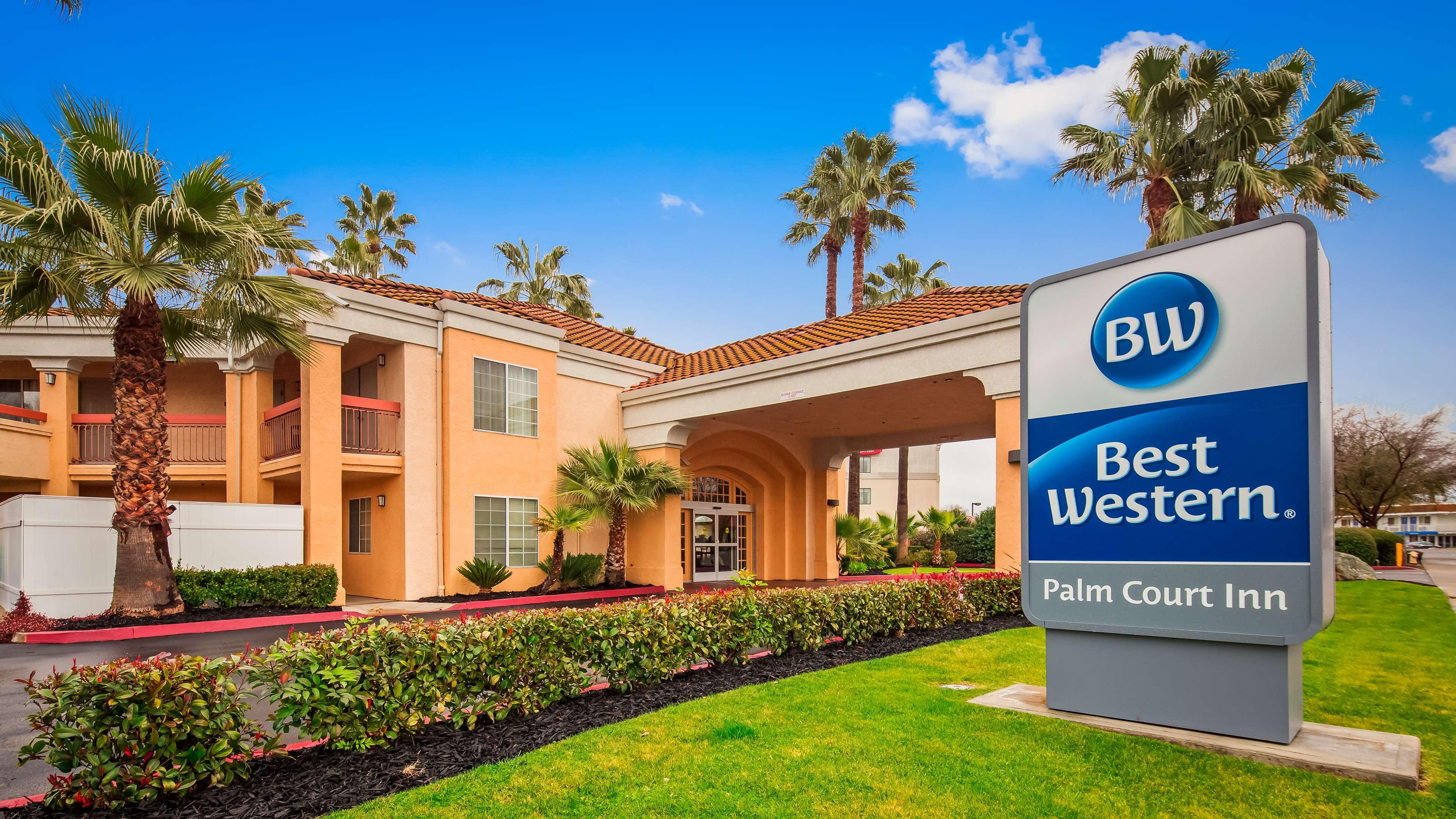 Best Western Palm Court Inn Modesto Esterno foto